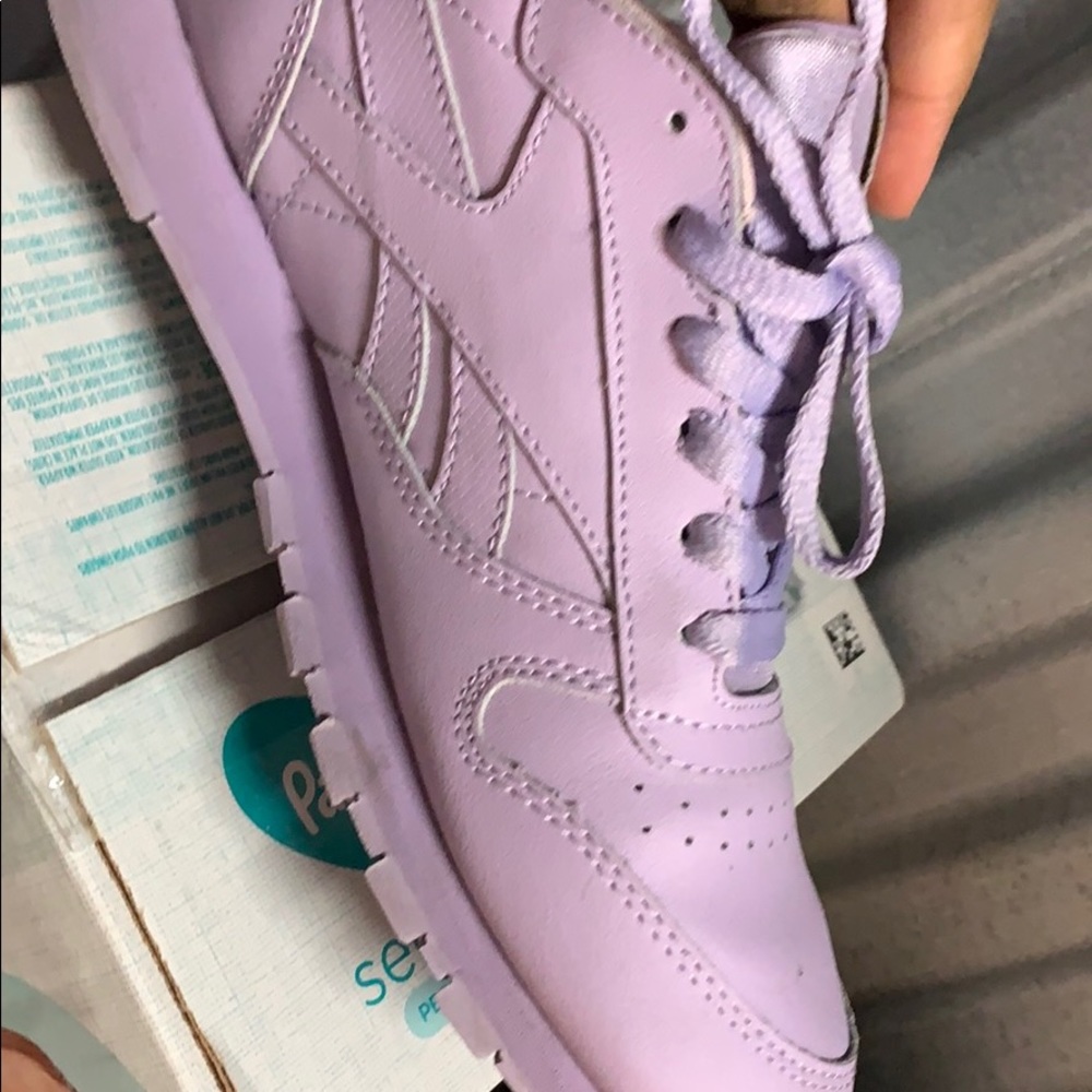 Reebok classic leather metallic